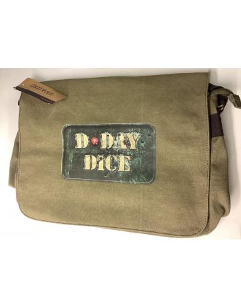 D-Day Dice Messenger Bag - Camo Green